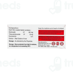 Eto Mr 60/8 MG Tablet 10 Eto Mr 60/8 MG Tablet 10