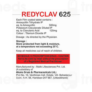 Redyclav 625 MG Tablet 10