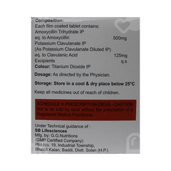 Genxmox Cv 625 MG Tablet 10