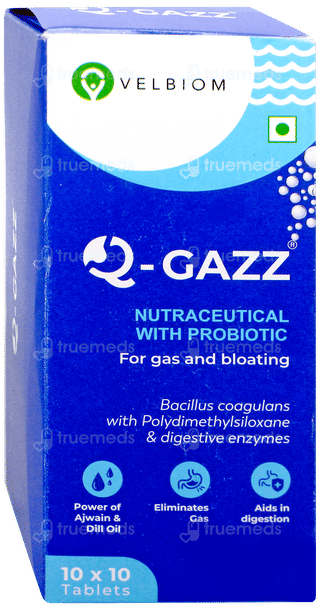 Velbiom Q Gazz Probiotic Tablet 10
