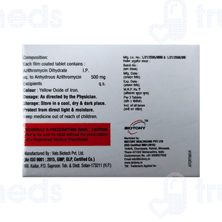 Azitrony 500 MG Tablet 3