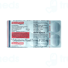 Qucef 200 MG Tablet 10