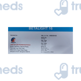 Betalight 16 MG Tablet 10