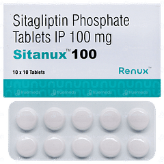 Sitanux 100 Tablet 10 Sitanux 100 Tablet 10