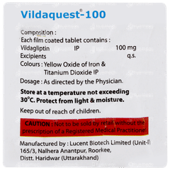 Vildaquest 100 Tablet 10