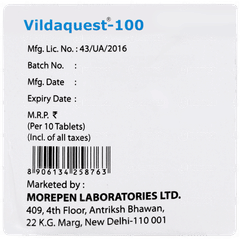 Vildaquest 100 Tablet 10