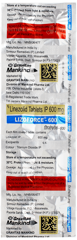 Lizoforce 600 Tablet 10