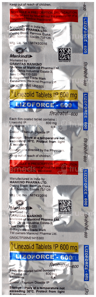 Lizoforce 600 Tablet 10