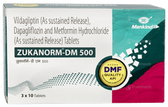 Zukanorm Dm 500 Tablet 10