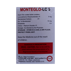 Monteglo Lc 5 Tablet 10