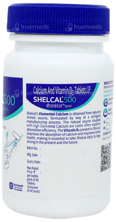 Shelcal 500 Tablet 40 Shelcal 500 Tablet 40