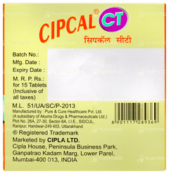 Cipcal Ct Tablet 15