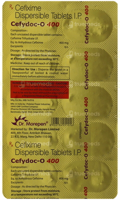 Cefydoc O 400 MG Tablet 10 Cefydoc O 400 MG Tablet 10