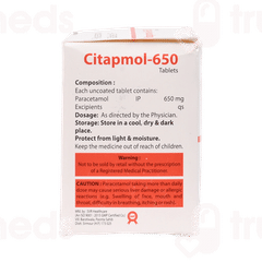 Citapmol 650 Mg Tablet 10 Citapmol 650 Mg Tablet 10