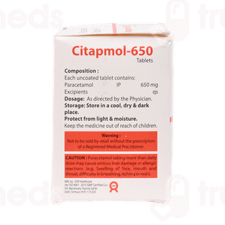 Citapmol 650 Mg Tablet 10