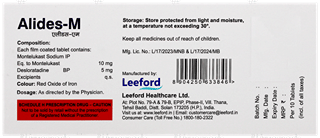 Alides M Tablet 10 - Uses, Side Effects, Dosage, Price | Truemeds