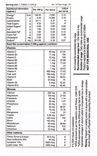 Geofit Women Tablet 30