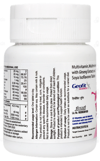 Geofit Women Tablet 30