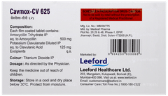 Cavmox Cv 625 Tablet 10