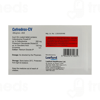 Cefredrox Cv Tablet 10