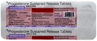 Gestoserv 300 Sr Tablet 10