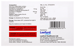 Dapaford S 100 Tablet 15
