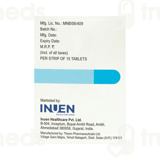 Inucard 40 MG Tablet 15