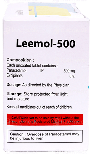 Leemol 500 Mg Tablet 15