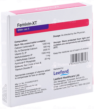 Femivin Xt Tablet 15