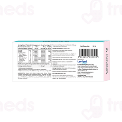 Ginconerv 40 MG Tablet 10