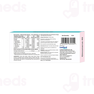 Ginconerv 40 MG Tablet 10