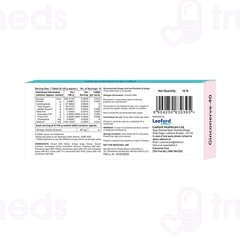 Ginconerv 40 MG Tablet 10