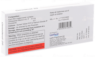 Omnitrol 20 Mg Tablet 10