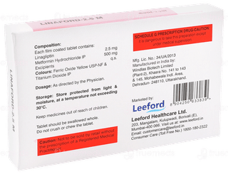 Linaford 2.5 M Tablet 10