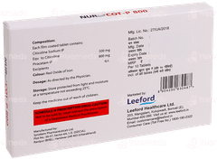 Nurocot P 800 Tablet 10 Nurocot P 800 Tablet 10
