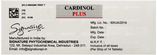 Cardinol Plus Tablet 14