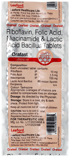 Orafast Tablet 10