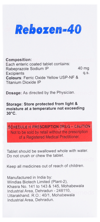 Rebozen 40 Tablet 10