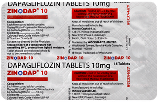 Zinodap 10 Tablet 15