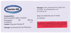 Theolate 500 Tablet 10 Theolate 500 Tablet 10