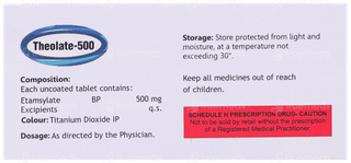 Theolate 500 Tablet 10