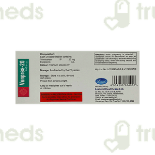Venpres 20 MG Tablet 10