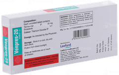 Venpres 20 MG Tablet 10