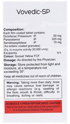 Vovedic Sp Tablet 10 Vovedic Sp Tablet 10