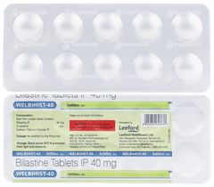 Welbihist 40 Mg Tablet 10 Welbihist 40 Mg Tablet 10