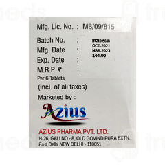 Azicilin Cv 625 MG Tablet 6