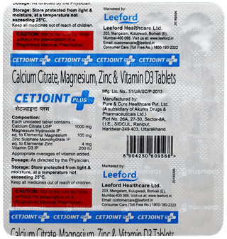 Cetjoint Plus Tablet 15