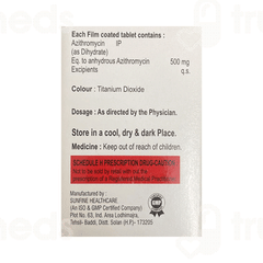 Azish 500 MG Tablet 3 Azish 500 MG Tablet 3