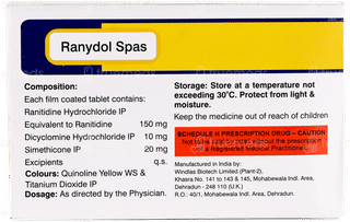 Ranydol Spas Tablet 10