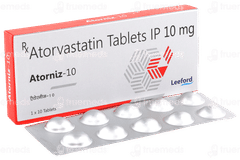 Atorniz 10 Tablet 10
